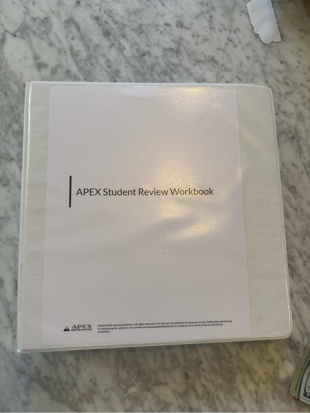 Apex Anesthesia Review Book